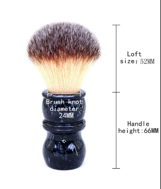 Pincel De Barbear Yaqi 24mm Sintético